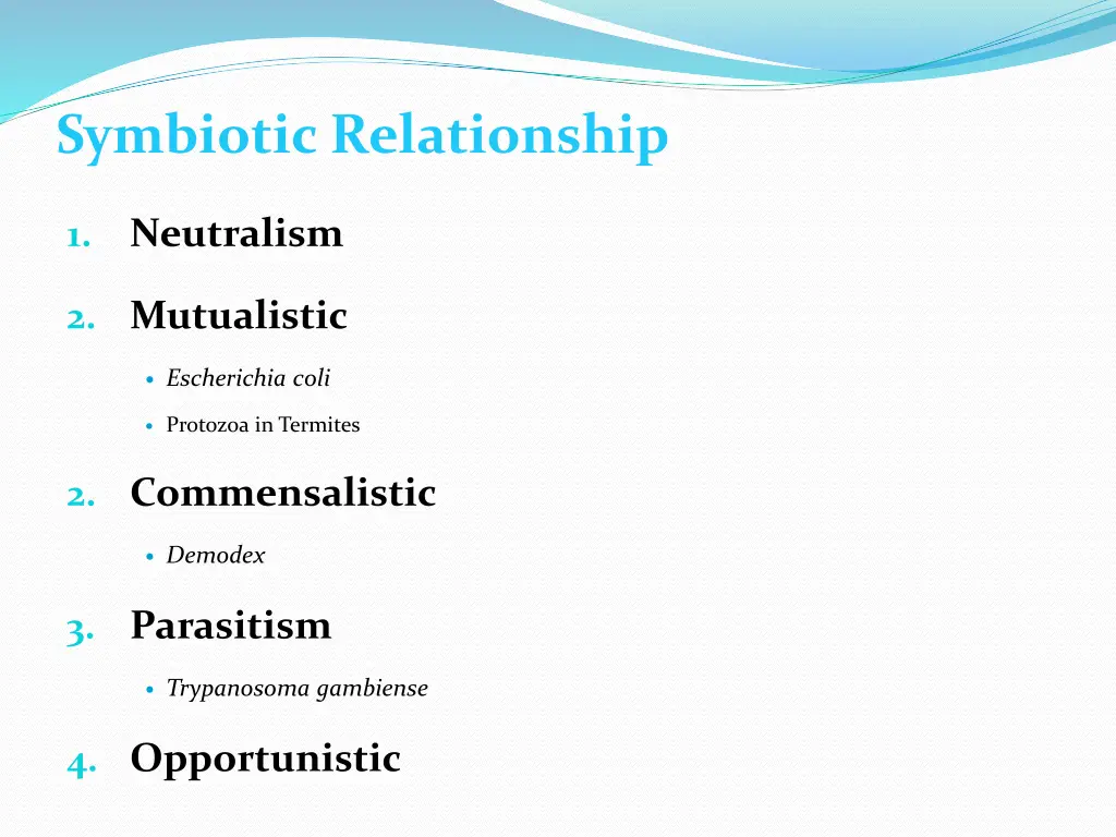 symbiotic relationship