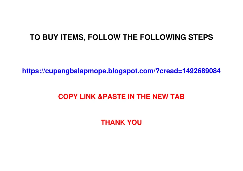 to buy items follow the following steps