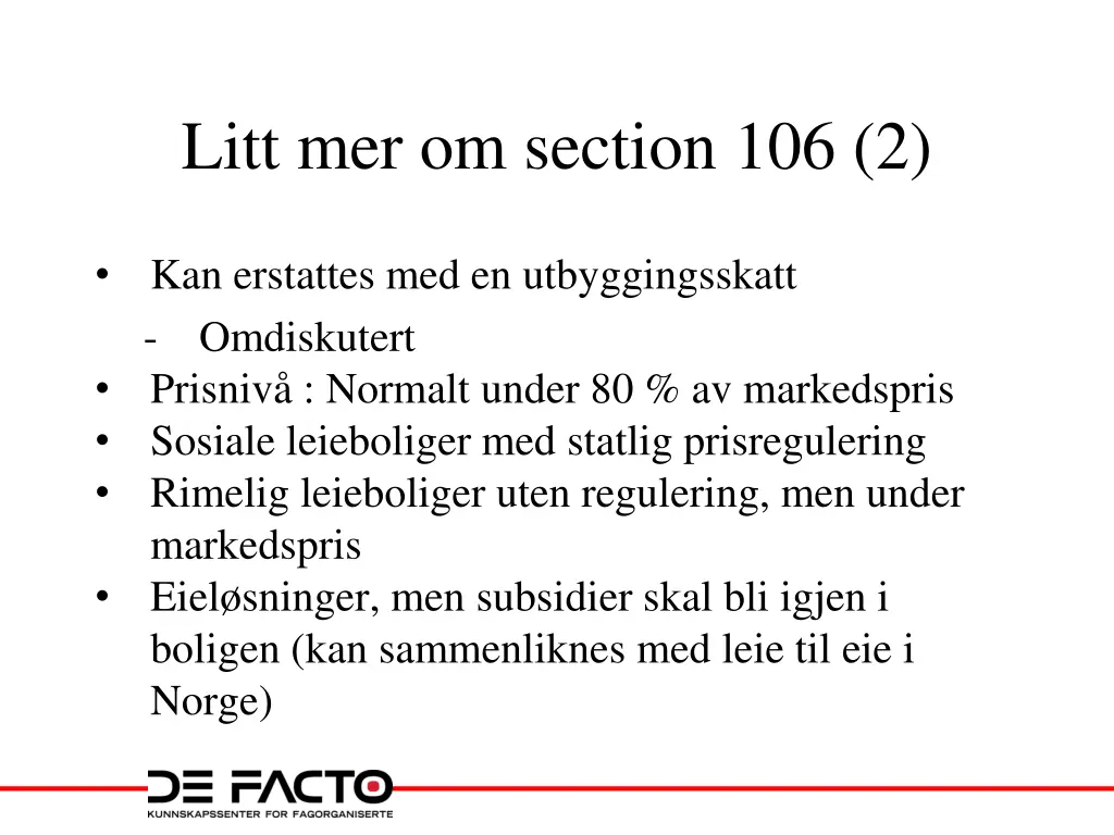 litt mer om section 106 2