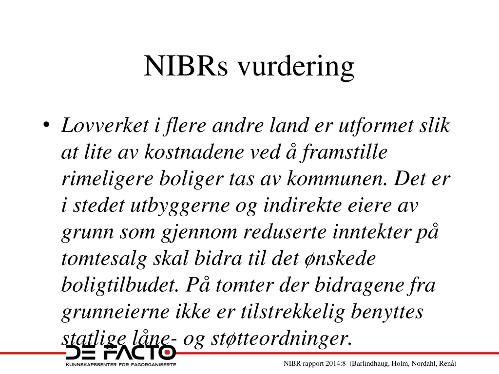 nibrs vurdering