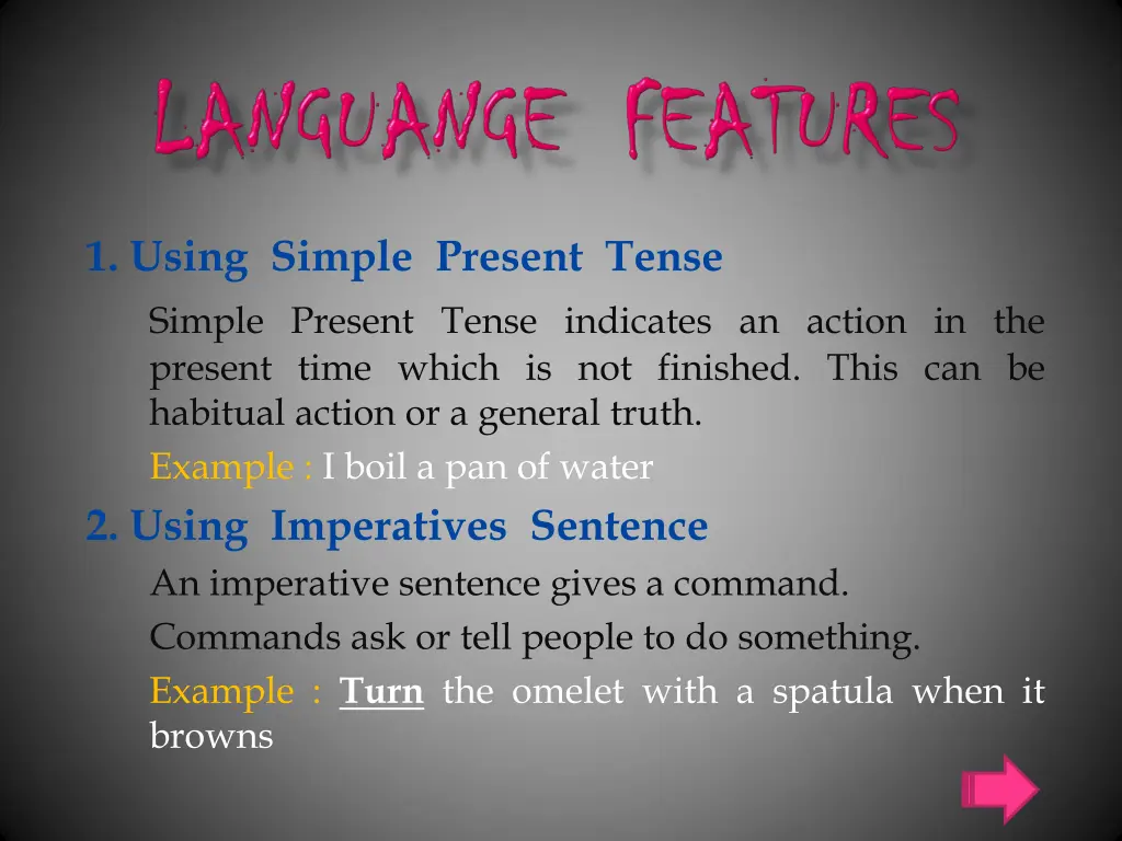 1 using simple present tense simple present tense