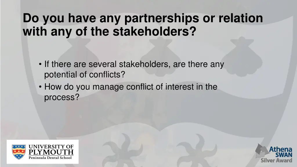 do you have any partnerships or relation with