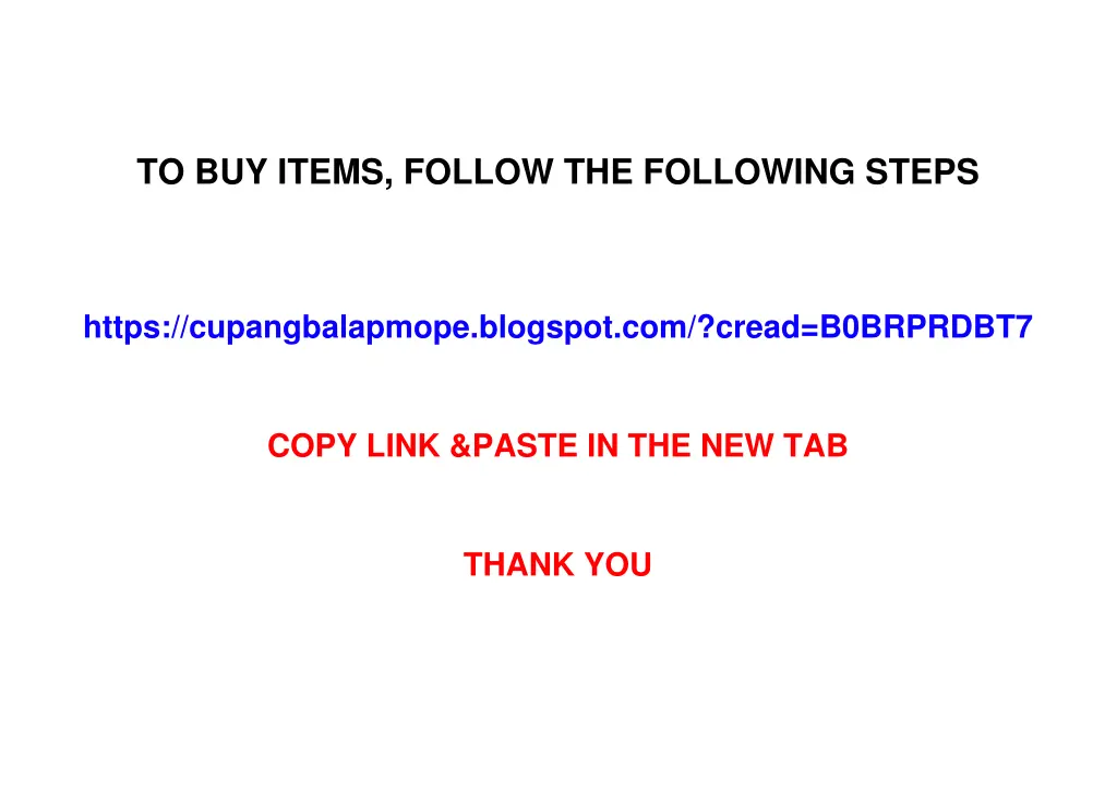 to buy items follow the following steps