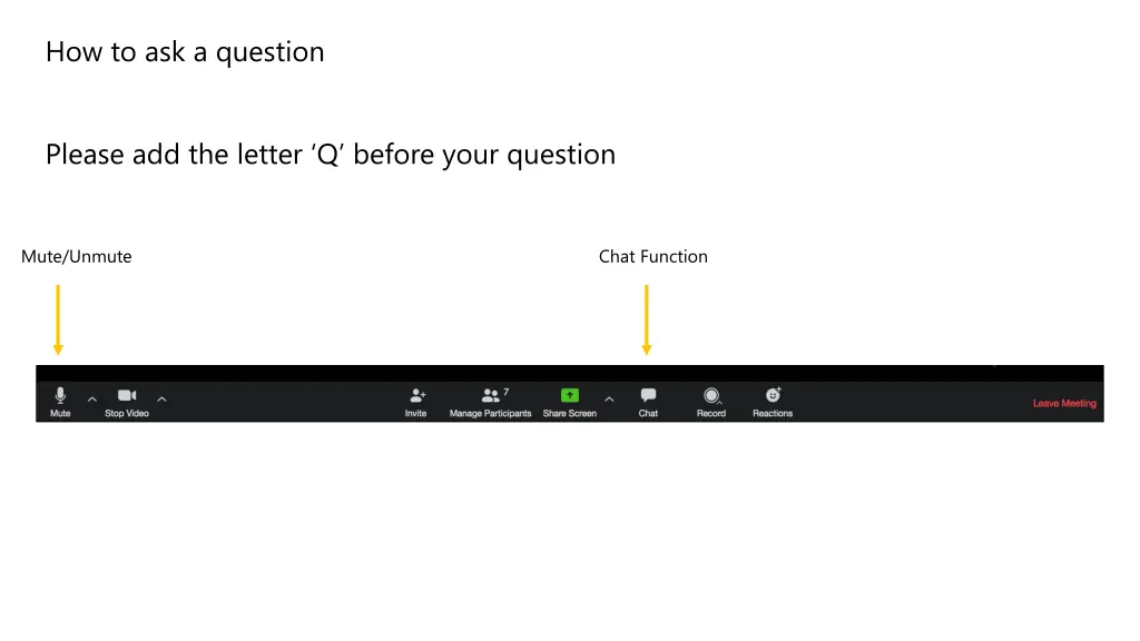 how to ask a question