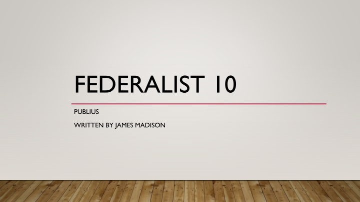 federalist 10