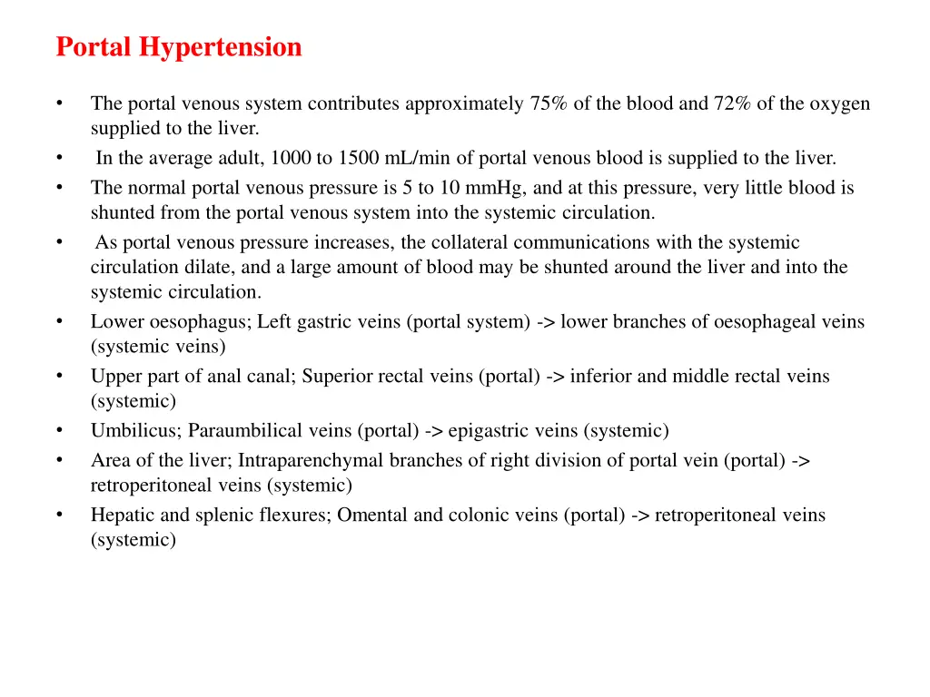 portal hypertension