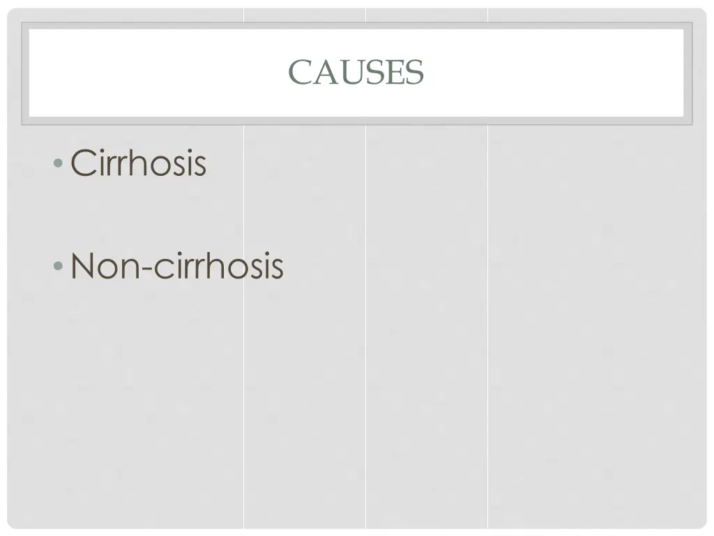 causes