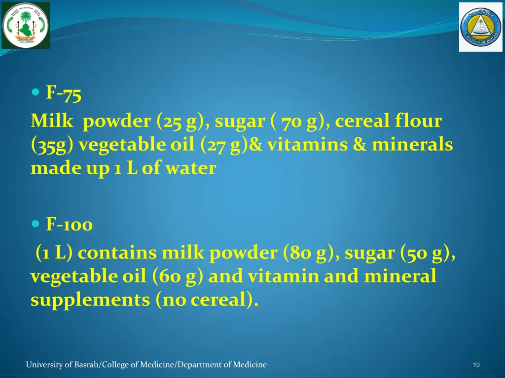 f 75 milk powder 25 g sugar 70 g cereal flour