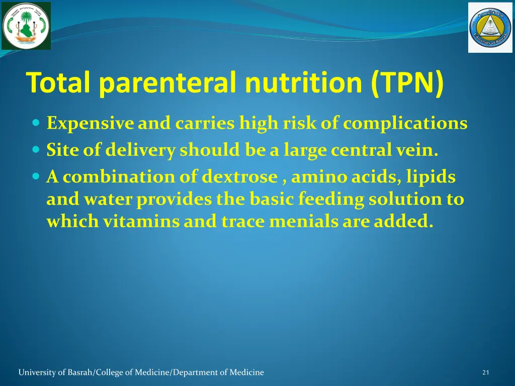 total parenteral nutrition tpn