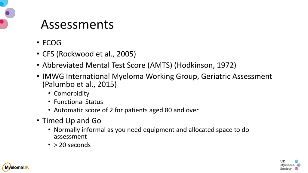 assessments