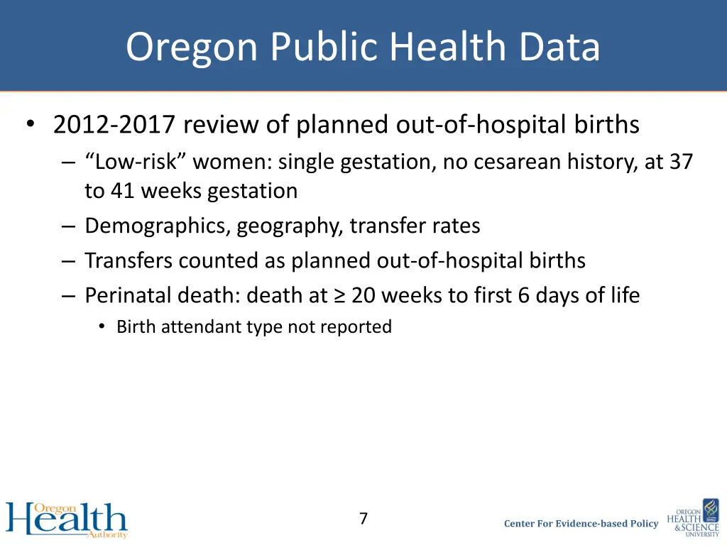 oregon public health data 1