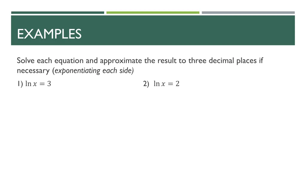 examples