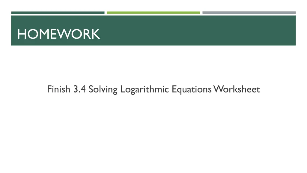 homework