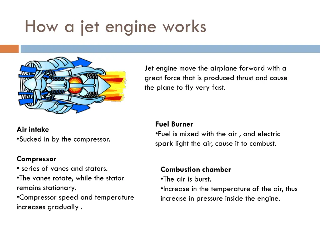 how a jet engine works