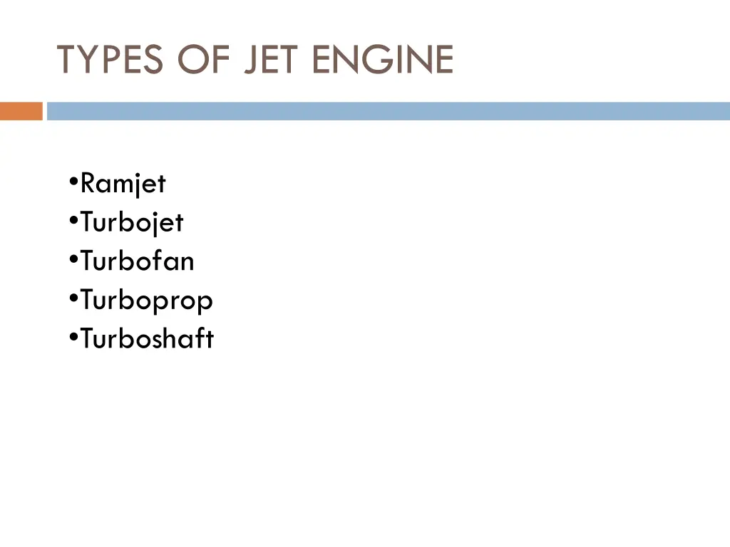 types of jet engine