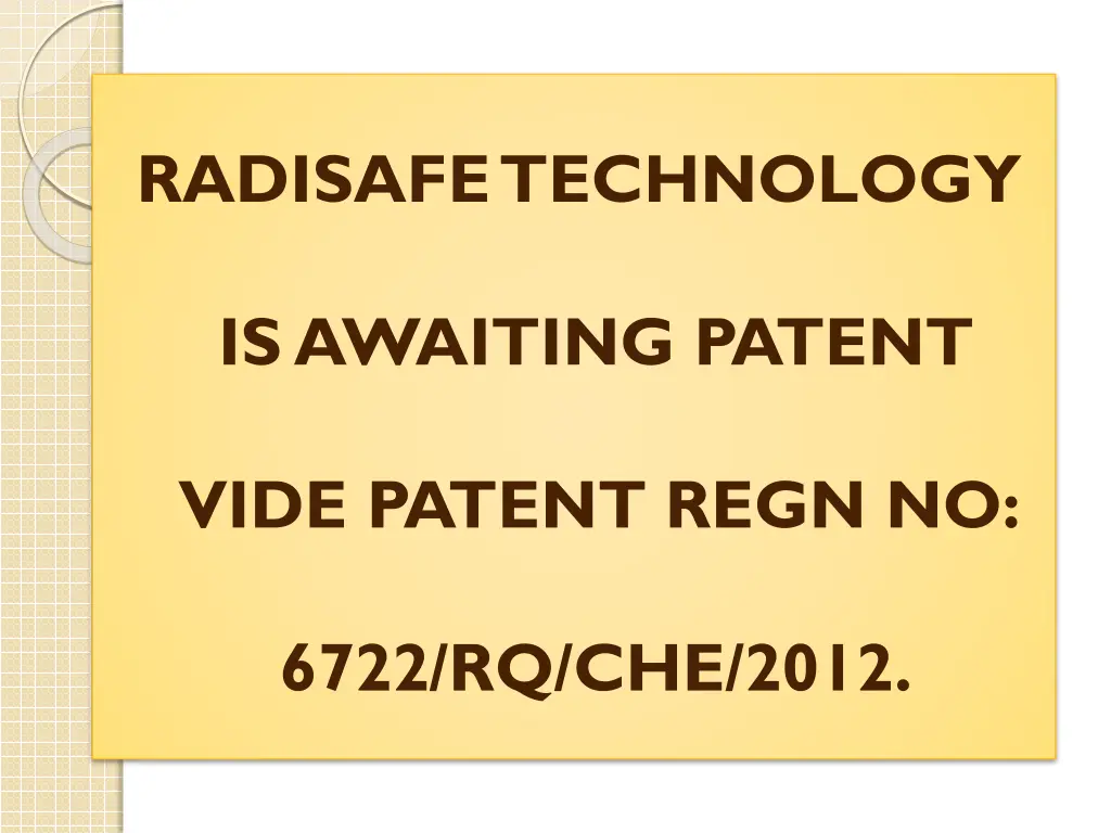 radisafe technology 1
