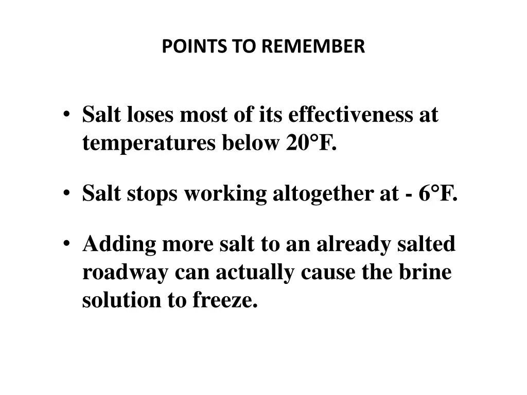 points to remember 1