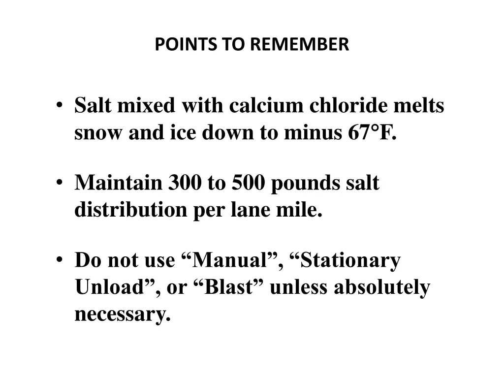 points to remember 2
