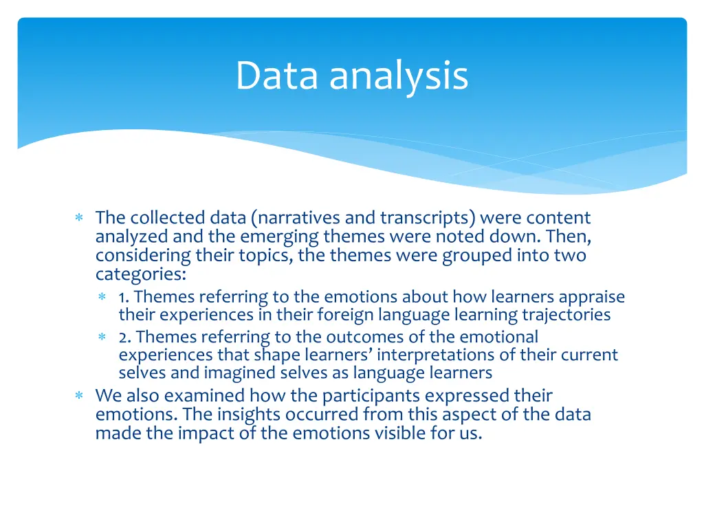 data analysis