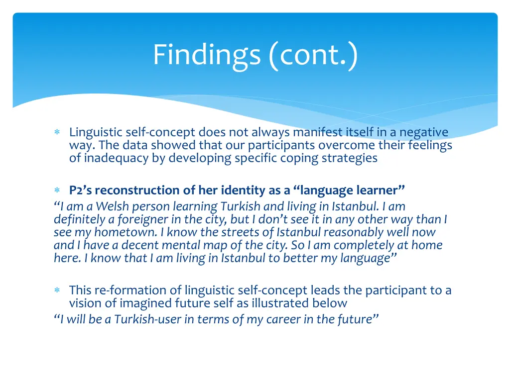 findings cont 1