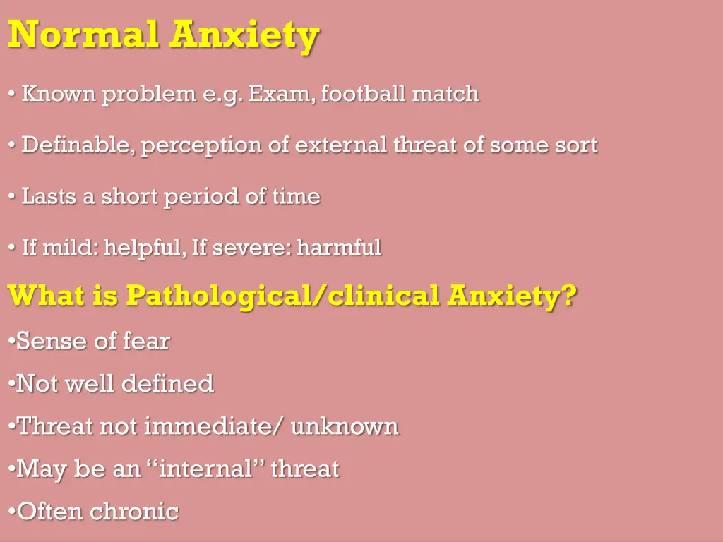 normal anxiety