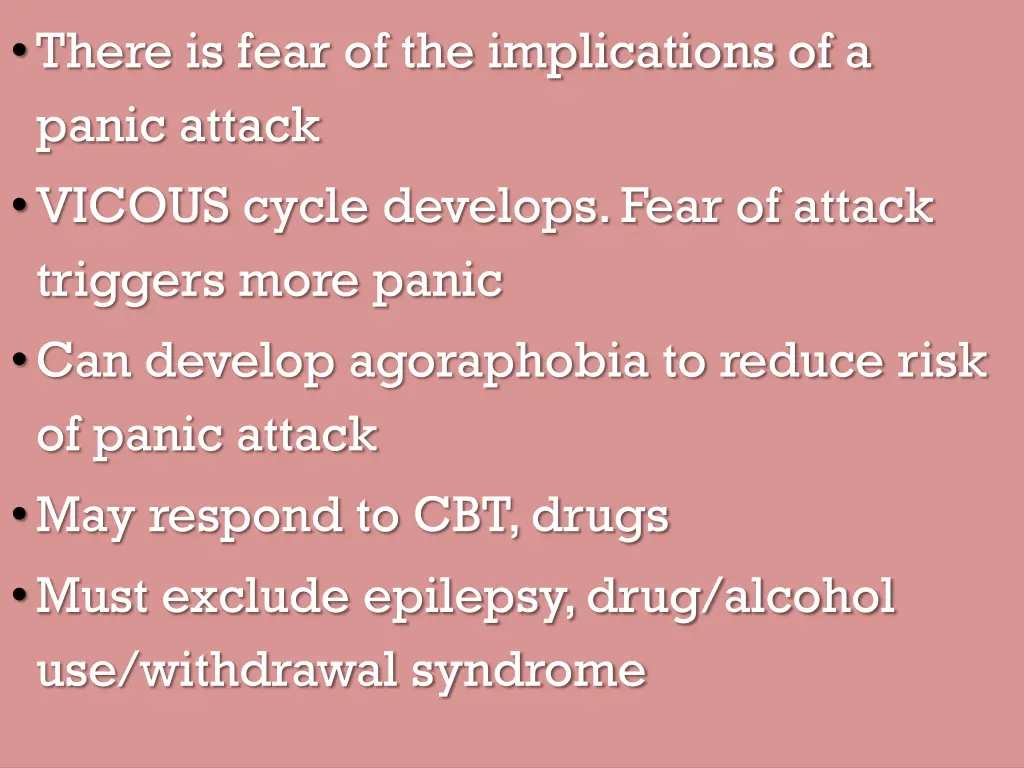 there is fear of the implications of a panic