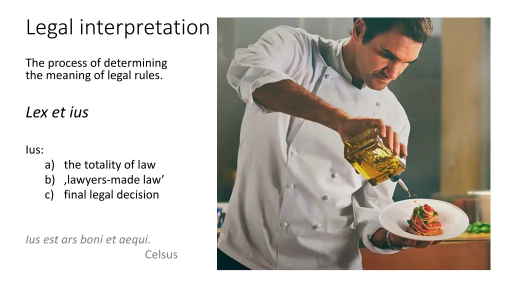 legal interpretation