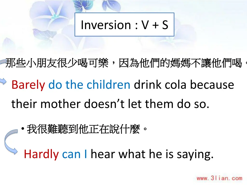 inversion v s 2