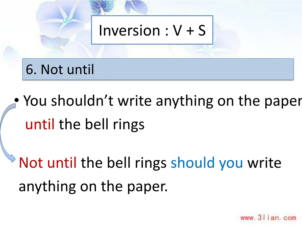 inversion v s 9