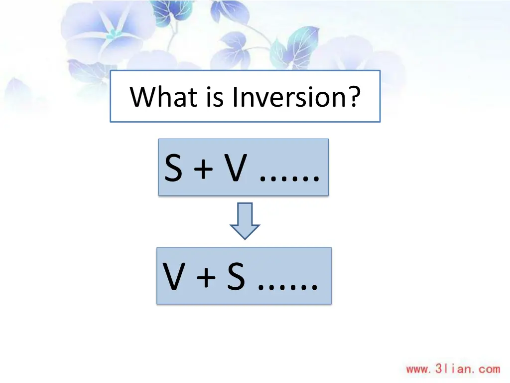 what is inversion
