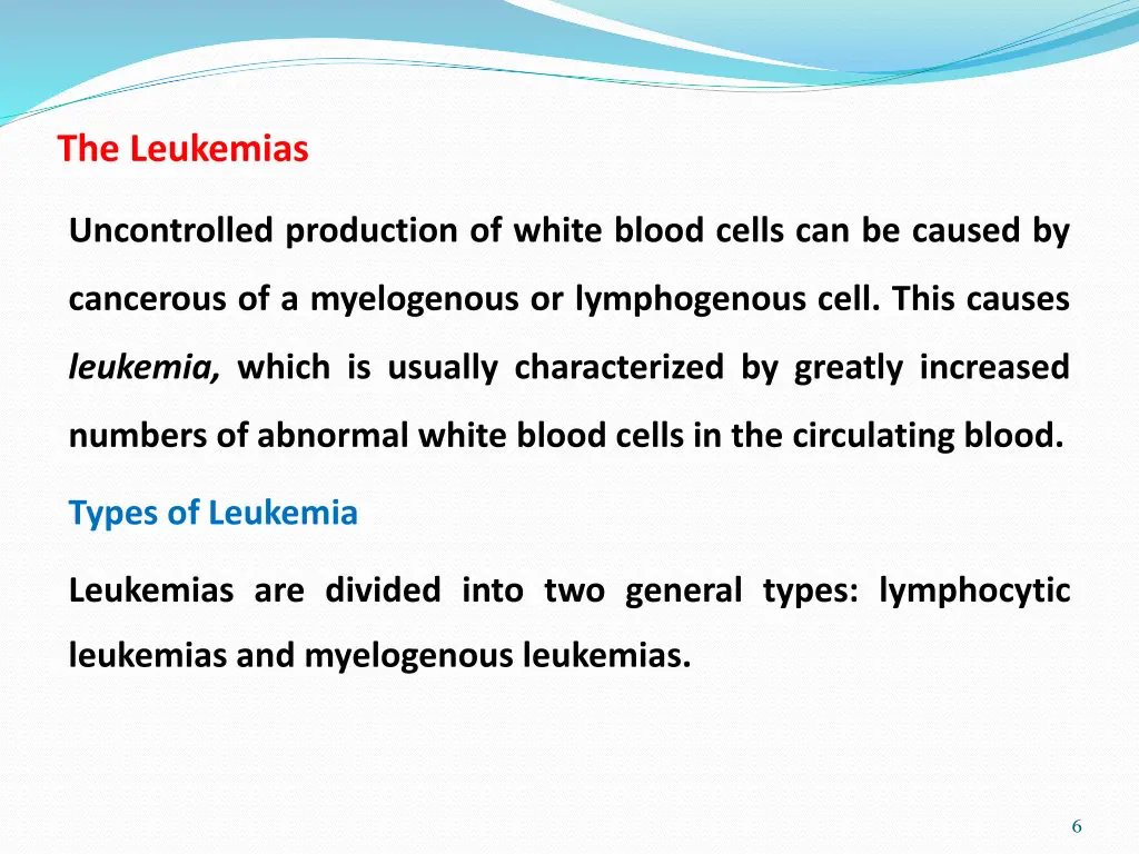 the leukemias