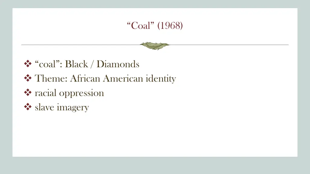 coal 1968