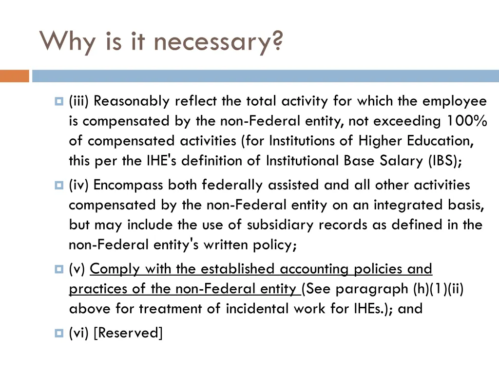 why is it necessary 2