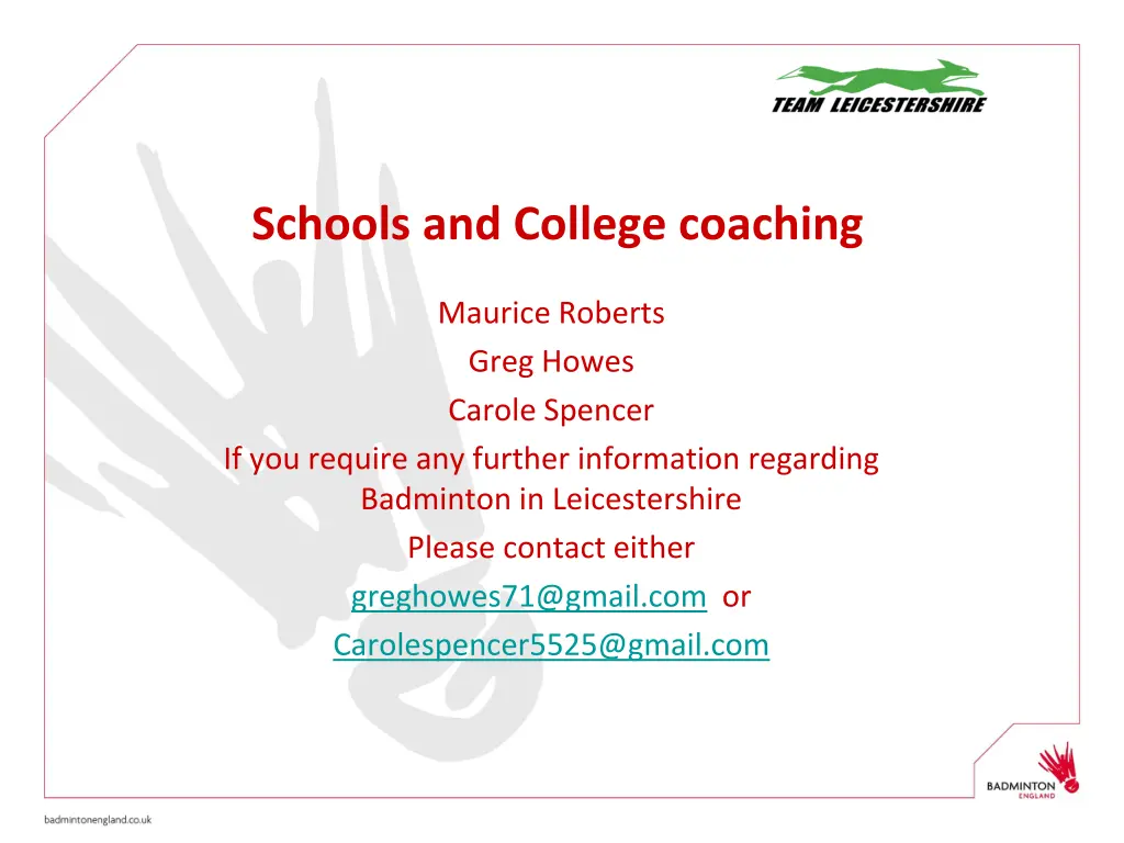 schools and college coaching