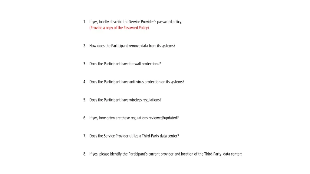 1 if yes briefly describe the service provider