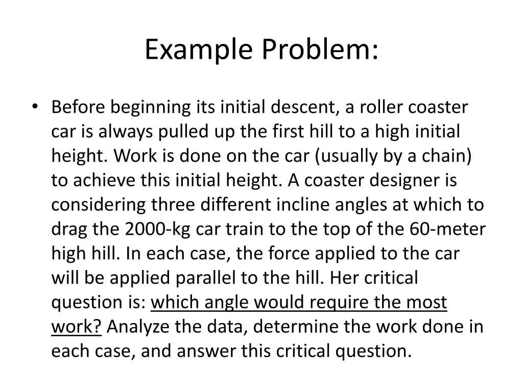 example problem