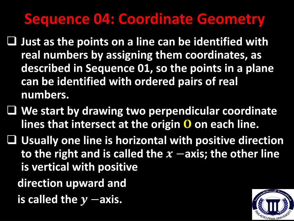 sequence 04 coordinate geometry