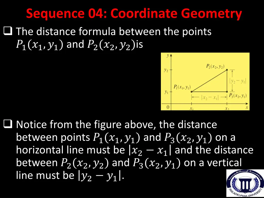 sequence 04 coordinate geometry the distance