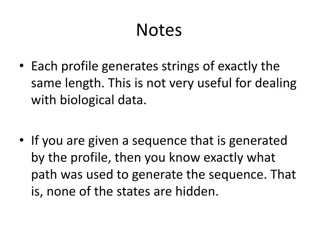 notes