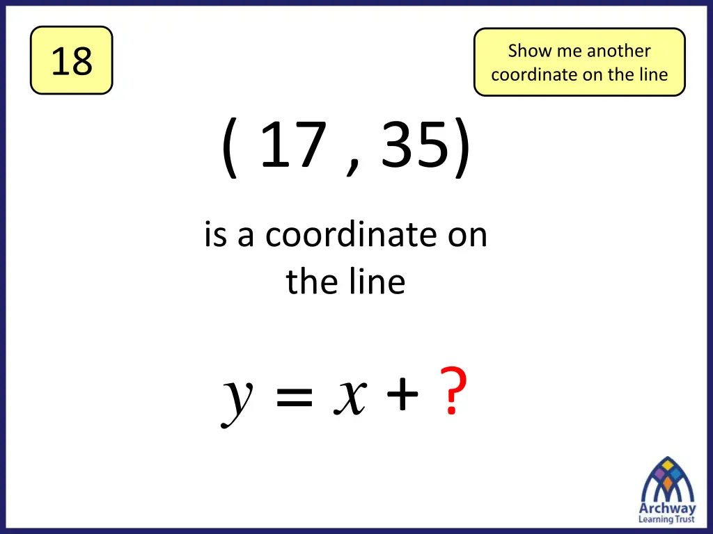show me another coordinate on the line 2