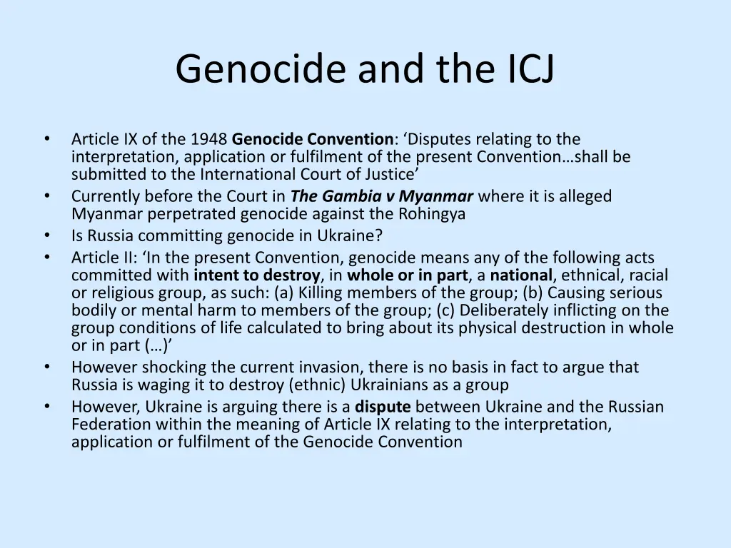 genocide and the icj