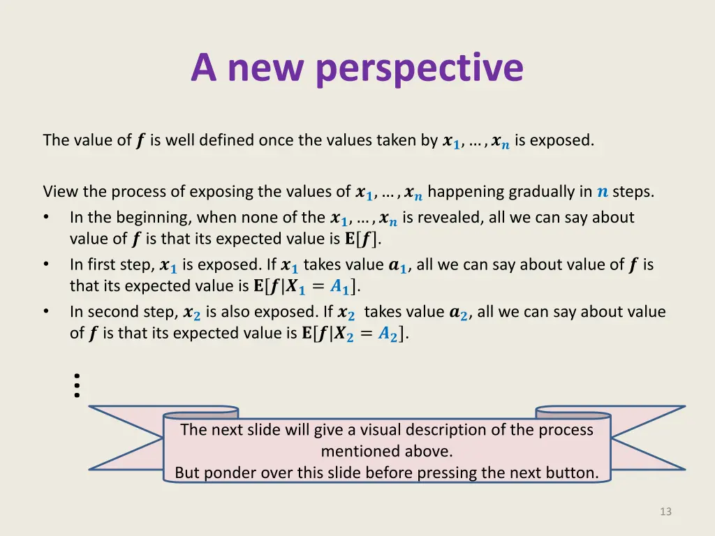 a new perspective