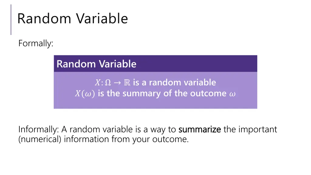 random variable 1