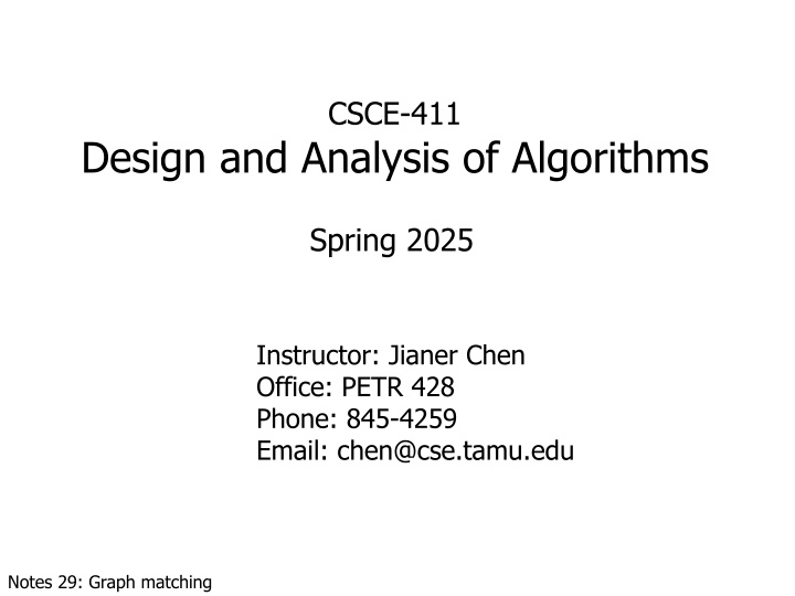 csce 411