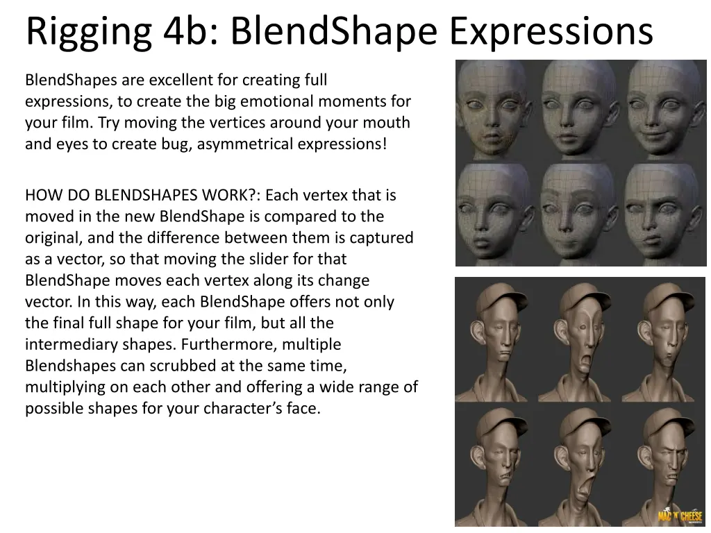 rigging 4b blendshape expressions