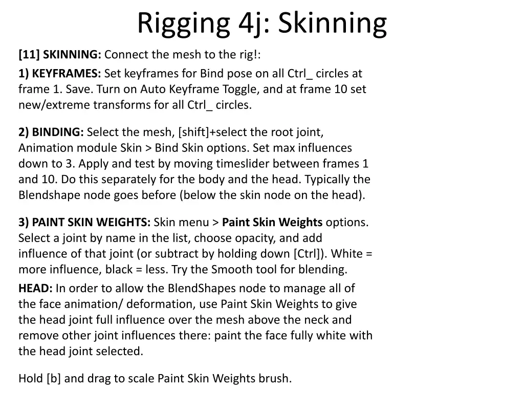 rigging 4j skinning