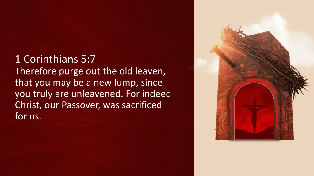 1 corinthians 5 7 therefore purge