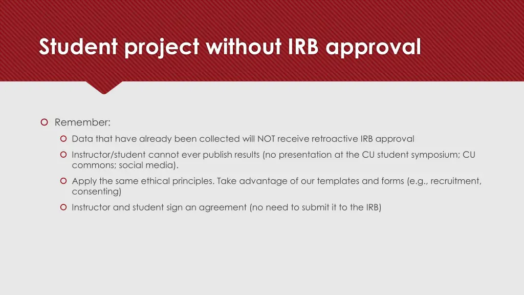 student project without irb approval 1