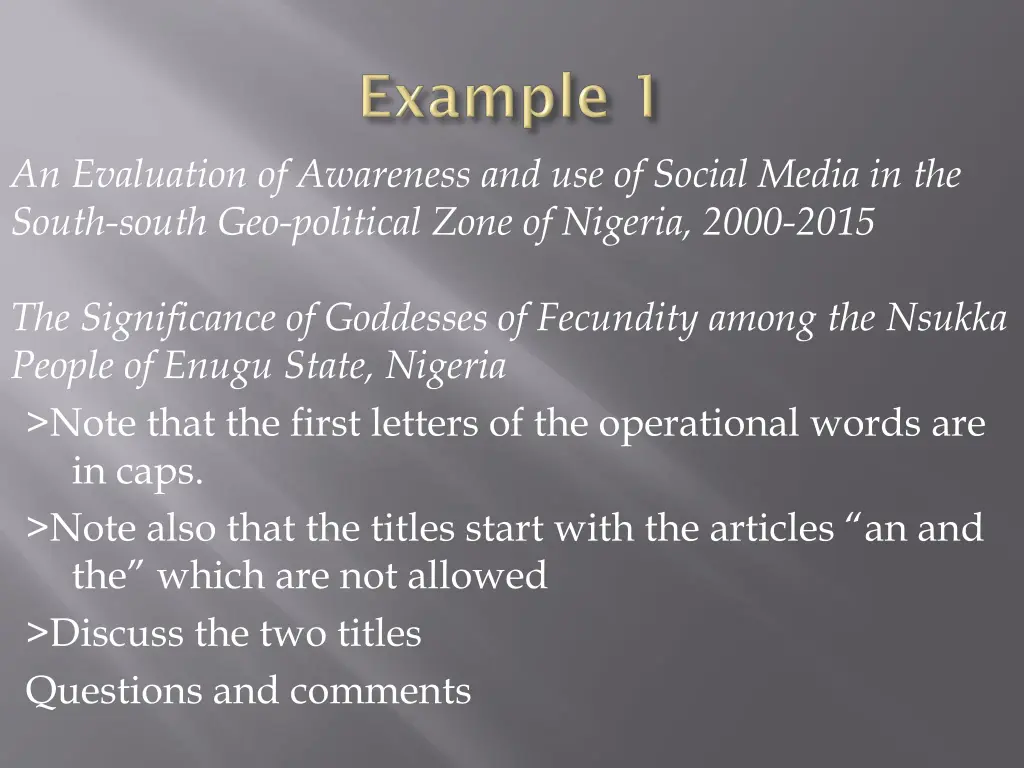 an evaluation of awareness and use of social