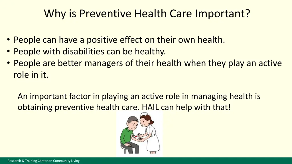 why is preventive health care important
